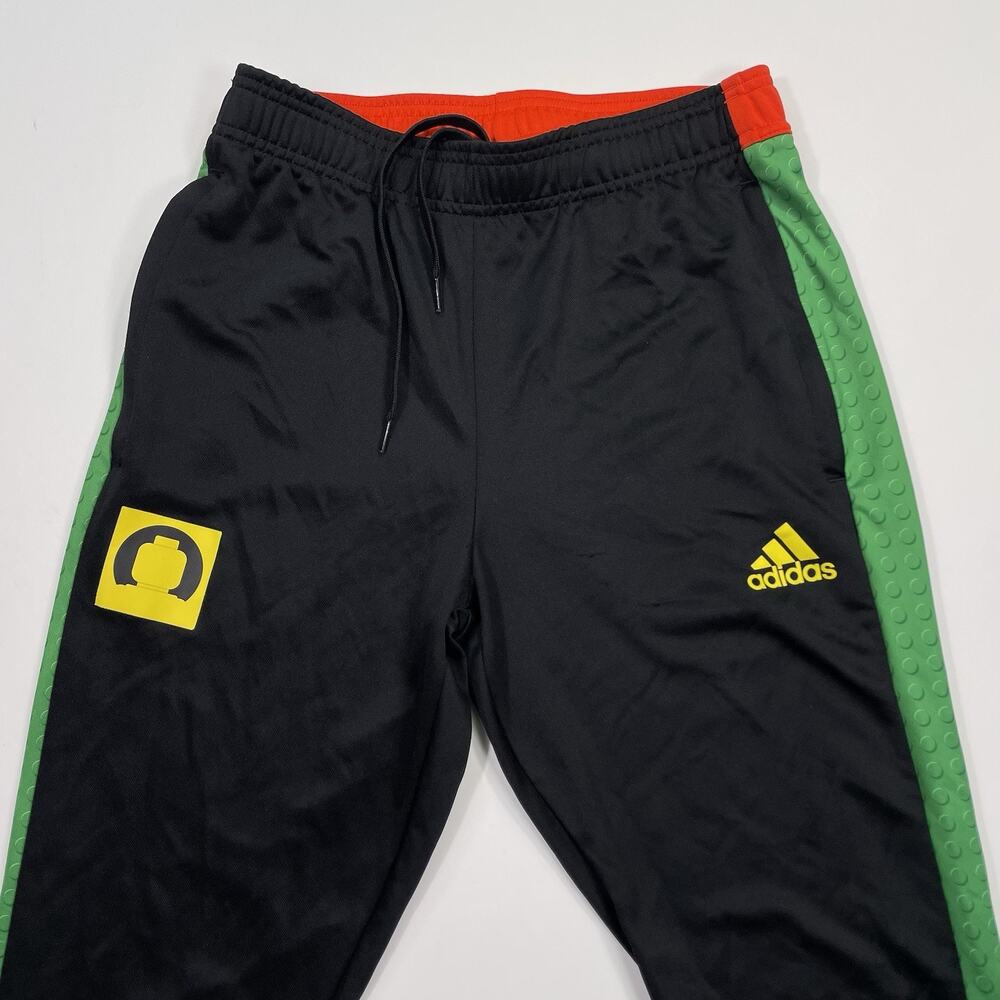 Adidas x Lego Tiro Pants Mens S Black Red Green Aeroready Ankle Zip Track Soccer